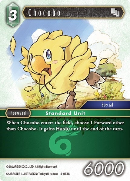 Image for Chocobo (4-063C) (4-063C) (Opus IV) (OP4) - Final Fantasy TCG