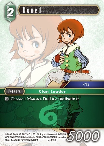 Image for Doned (4-065C) (Opus IV) (OP4) - Final Fantasy TCG