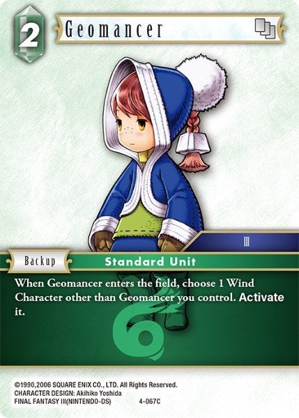Image for Geomancer (4-067C) (Opus IV) (OP4) - Final Fantasy TCG