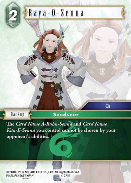 Image for Raya-O-Senna (4-071R) (Opus IV) (OP4) - Final Fantasy TCG