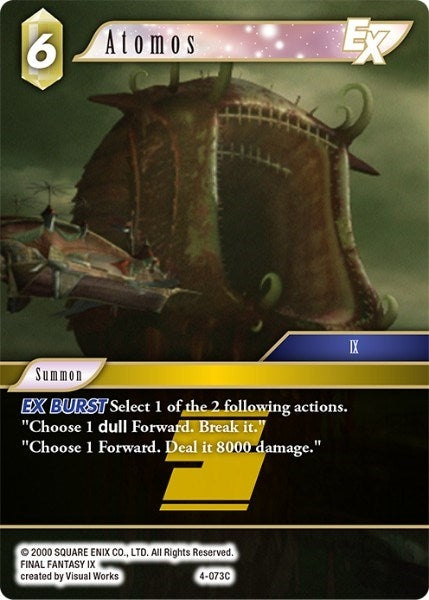 Image for Atomos EX (4-073C) (Opus IV) (OP4) - Final Fantasy TCG