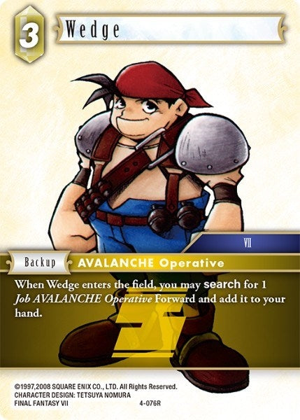 Image for Wedge (4-076R) (Opus IV) (OP4) - Final Fantasy TCG