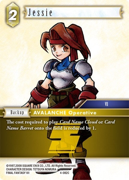 Image for Jessie (4-082C) (Opus IV) (OP4) - Final Fantasy TCG