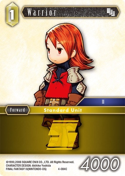 Image for Warrior (4-084C) (Opus IV) (OP4) - Final Fantasy TCG