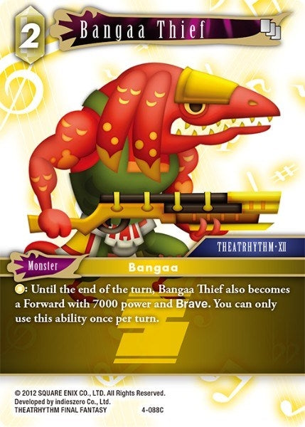 Image for Bangaa Thief (4-088C) (Opus IV) (OP4) - Final Fantasy TCG