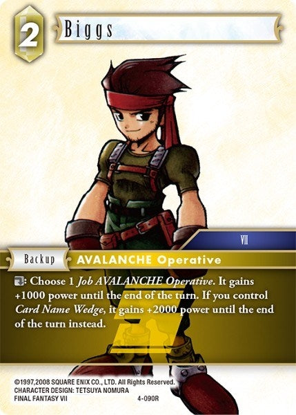 Image for Biggs (4-090R) (Opus IV) (OP4) - Final Fantasy TCG