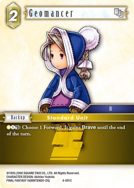 Image for Geomancer (4-091C) (4-091C) (Opus IV) (OP4) - Final Fantasy TCG