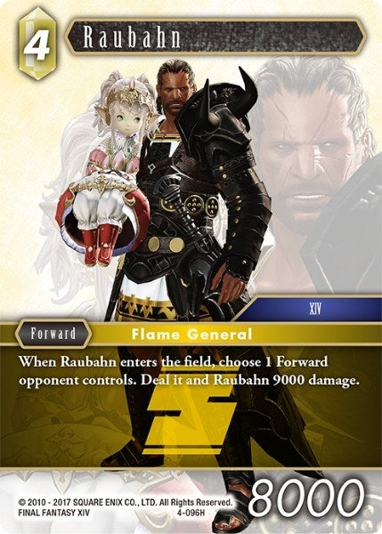 Image for Raubahn (4-096H) (Opus IV) (OP4) - Final Fantasy TCG