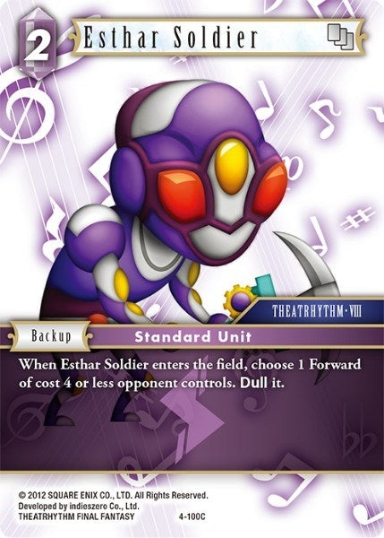 Image for Esthar Soldier (4-100C) (Opus IV) (OP4) - Final Fantasy TCG