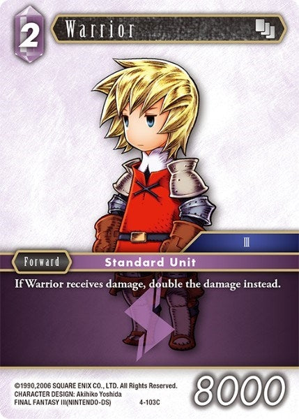 Image for Warrior (4-103C) (4-103C) (Opus IV) (OP4) - Final Fantasy TCG