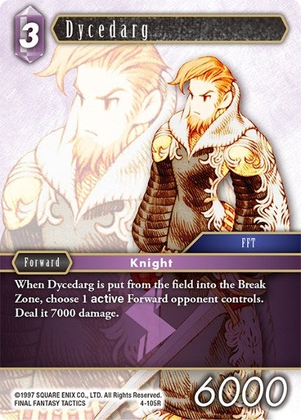 Image for Dycedarg (4-105R) (Opus IV) (OP4) - Final Fantasy TCG