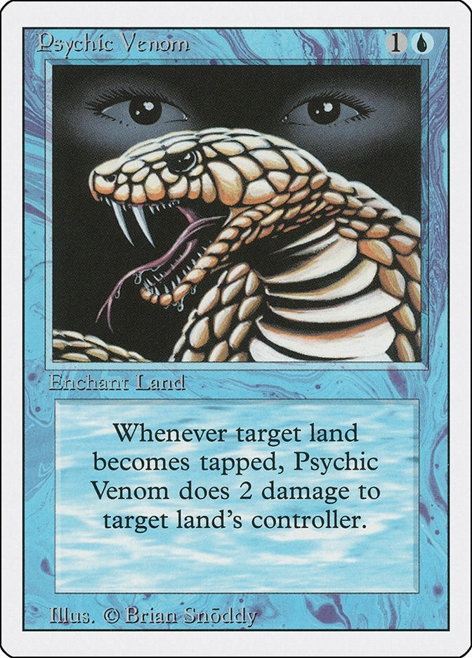 Image for Psychic Venom (Revised Edition) (3ED) - Magic: The Gathering