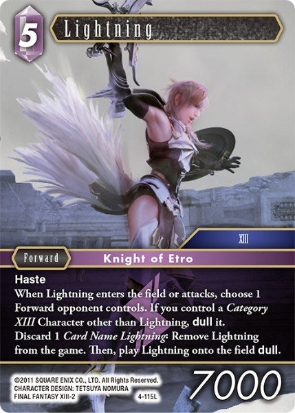 Image for Lightning (4-115L) (Opus IV) (OP4) - Final Fantasy TCG