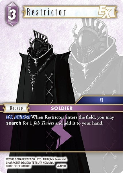 Image for Restrictor EX (4-120R) (Opus IV) (OP4) - Final Fantasy TCG