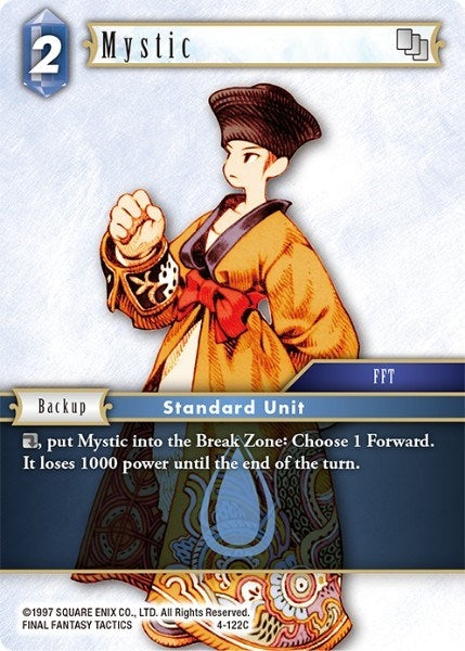 Image for Mystic (4-122C) (Opus IV) (OP4) - Final Fantasy TCG