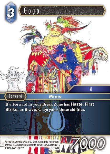 Image for Gogo (4-127H) (Opus IV) (OP4) - Final Fantasy TCG