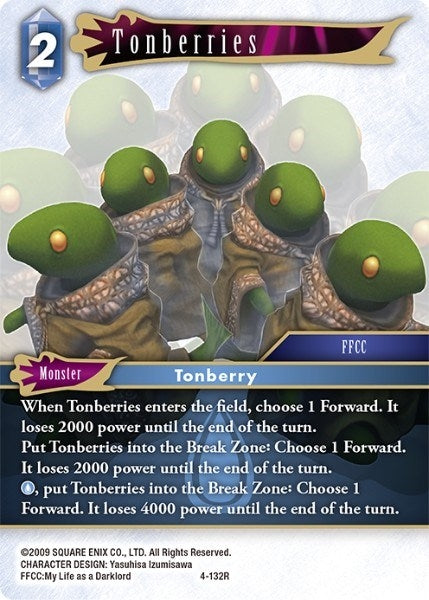 Image for Tonberries (4-132R) (Opus IV) (OP4) - Final Fantasy TCG