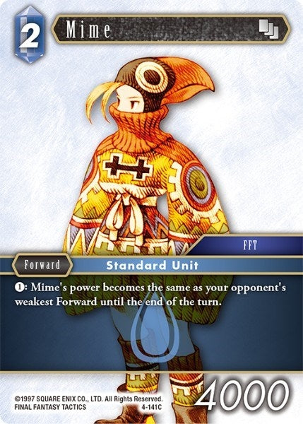 Image for Mime (4-141C) (Opus IV) (OP4) - Final Fantasy TCG