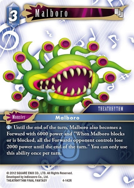 Image for Malboro (4-142R) (Opus IV) (OP4) - Final Fantasy TCG