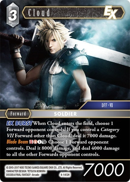 Image for Cloud EX (4-145H) (Opus IV) (OP4) - Final Fantasy TCG
