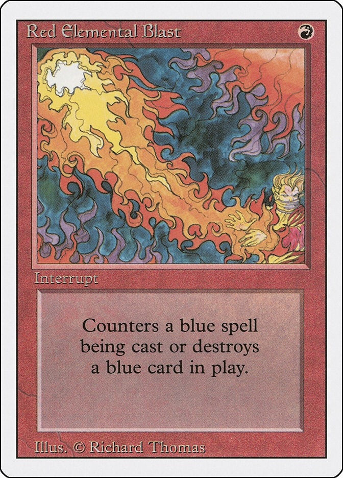 Image for Red Elemental Blast (Revised Edition) (3ED) - Magic: The Gathering
