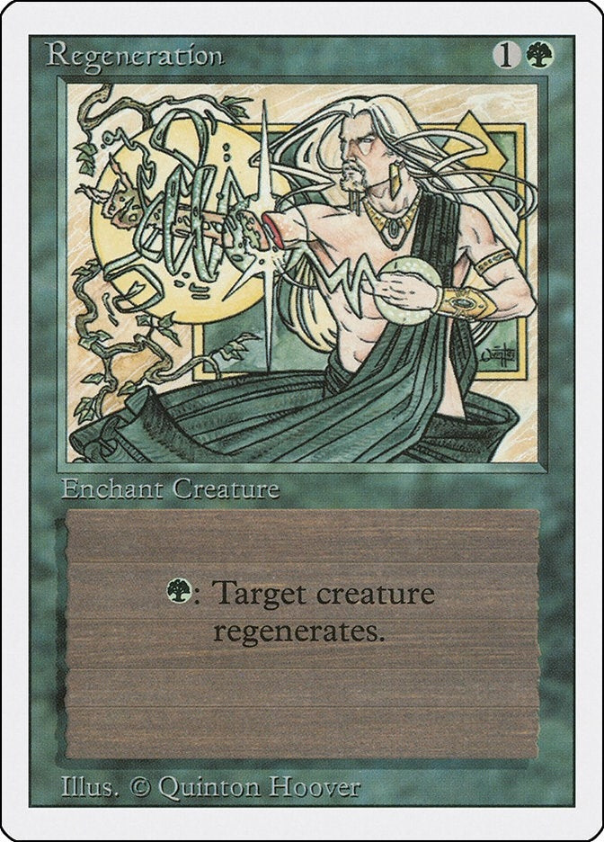 Image for Regeneration (Revised Edition) (3ED) - Magic: The Gathering