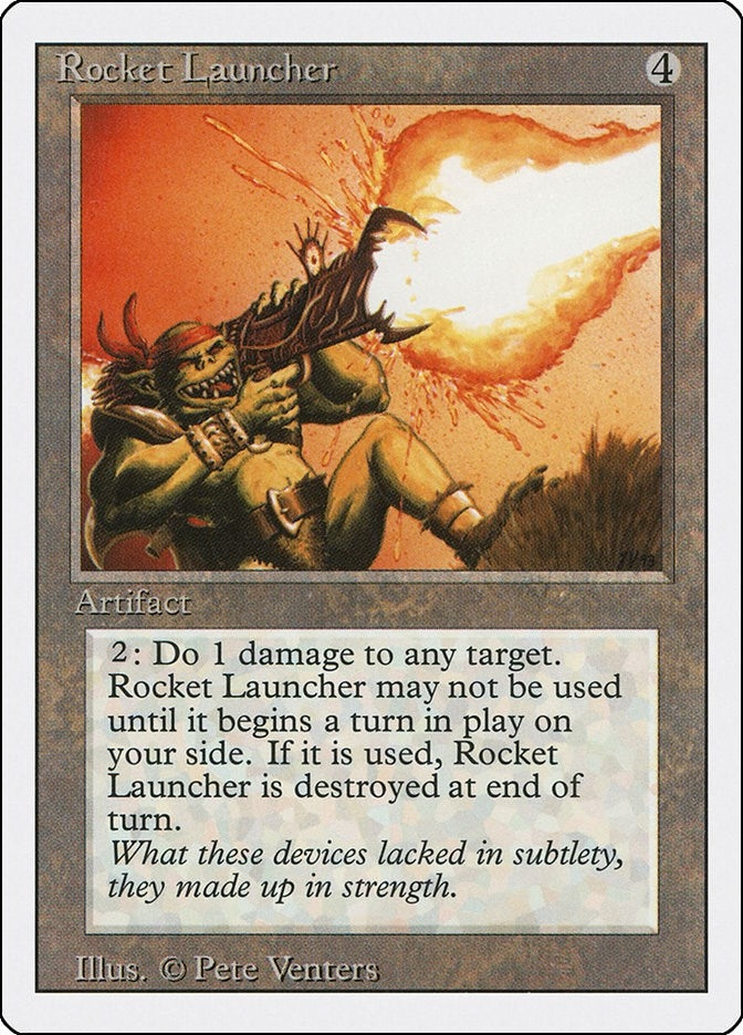 Image for Rocket Launcher (Revised Edition) (3ED) - Magic: The Gathering