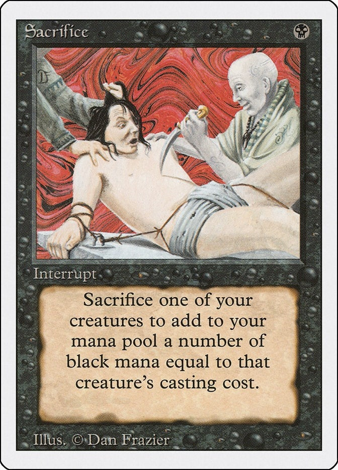 Image for Sacrifice (Revised Edition) (3ED) - Magic: The Gathering