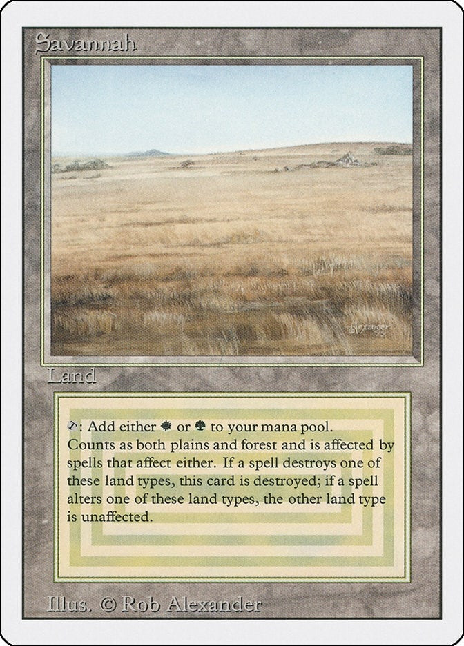 Image for Savannah (Revised Edition) (3ED) - Magic: The Gathering