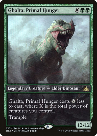 Image for Ghalta, Primal Hunger (130) (Game Day & Store Championship Promos) - Magic: The Gathering