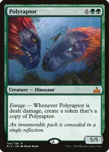 Image for Polyraptor (144) (Rivals of Ixalan) (RIX) - Magic: The Gathering