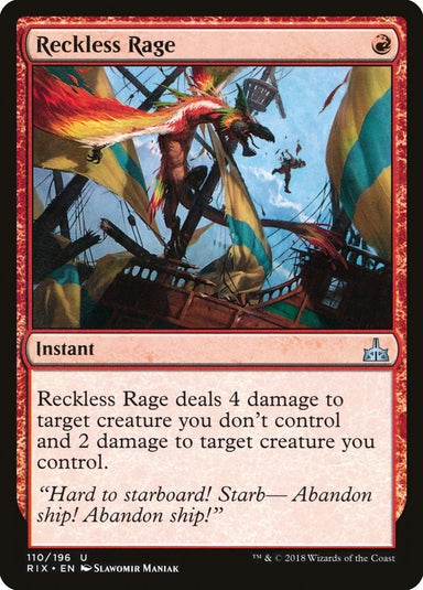Image for Reckless Rage (110) (RIX) - Magic: The Gathering