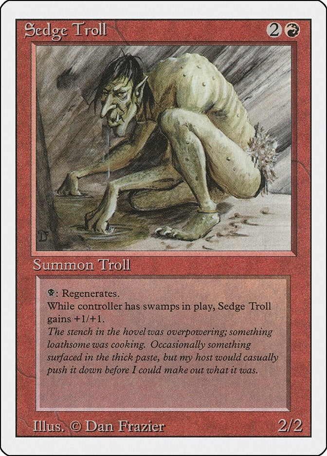 Image for Sedge Troll (Revised Edition) (3ED) - Magic: The Gathering