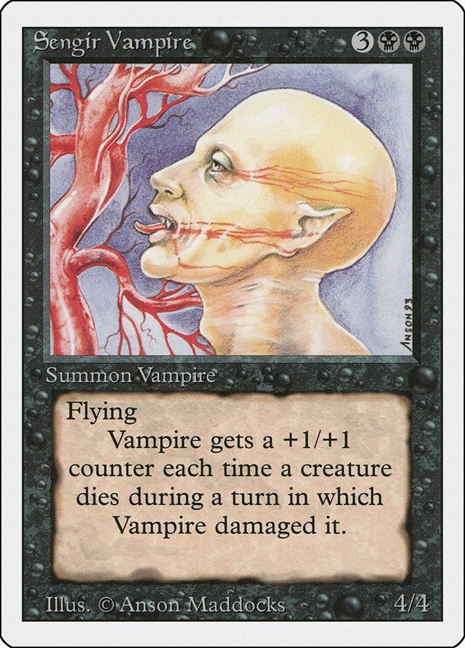 Image for Sengir Vampire (Revised Edition) (3ED) - Magic: The Gathering