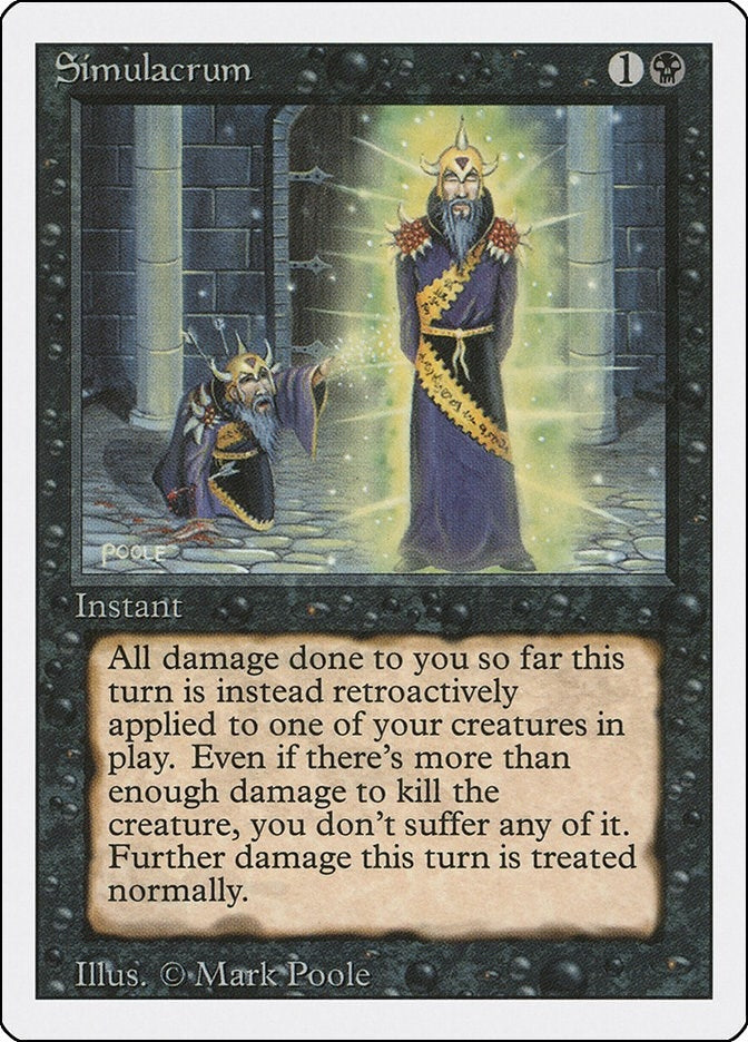 Image for Simulacrum (Revised Edition) (3ED) - Magic: The Gathering