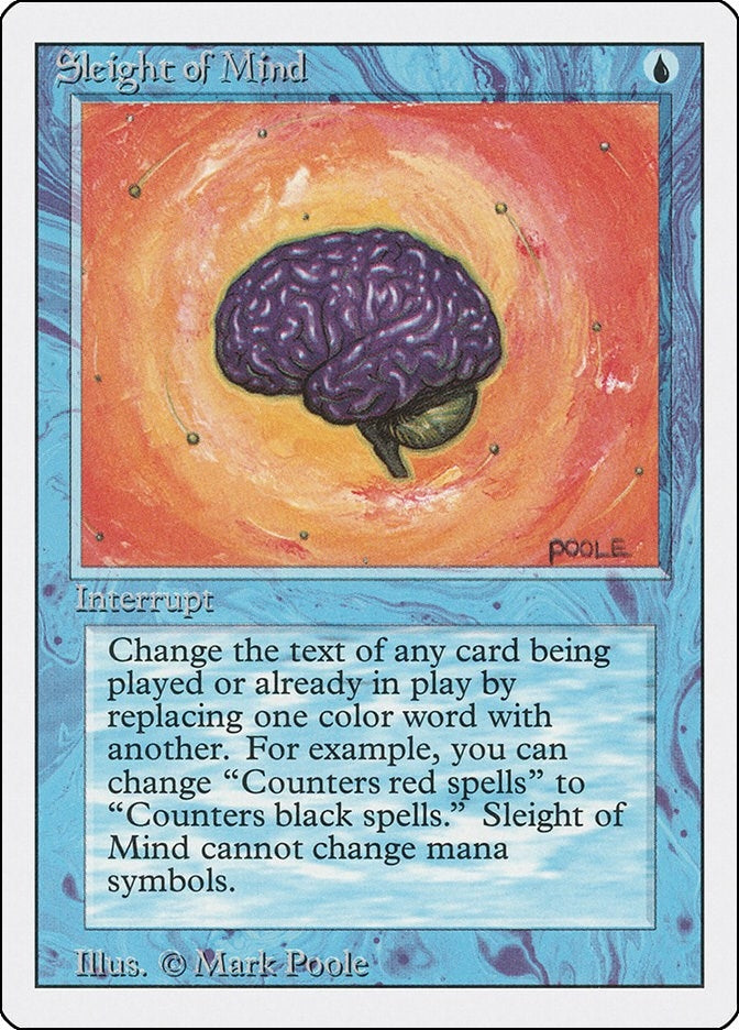 Image for Sleight of Mind (Revised Edition) (3ED) - Magic: The Gathering