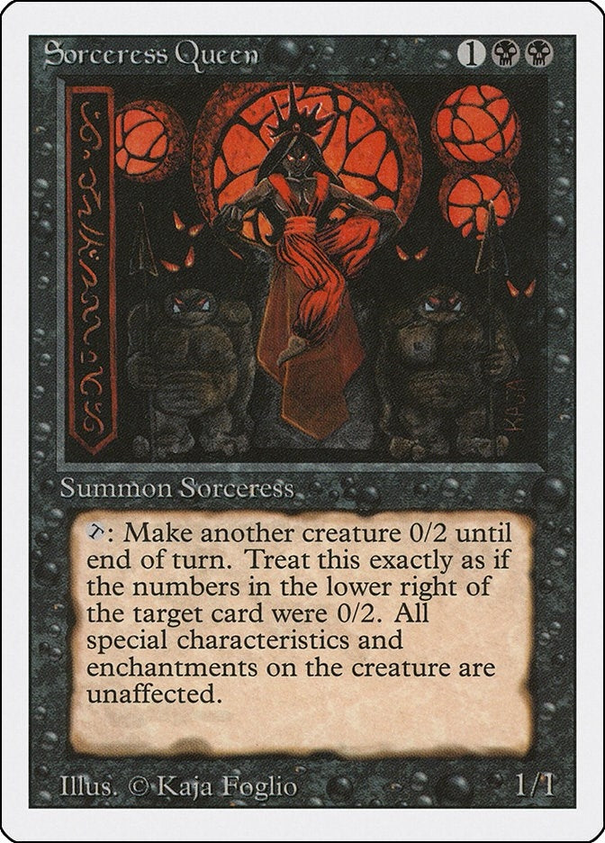 Image for Sorceress Queen (Revised Edition) (3ED) - Magic: The Gathering