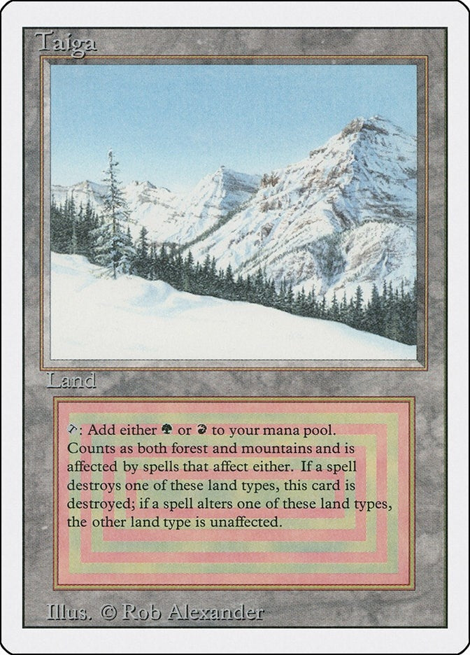 Image for Taiga (Revised Edition) (3ED) - Magic: The Gathering