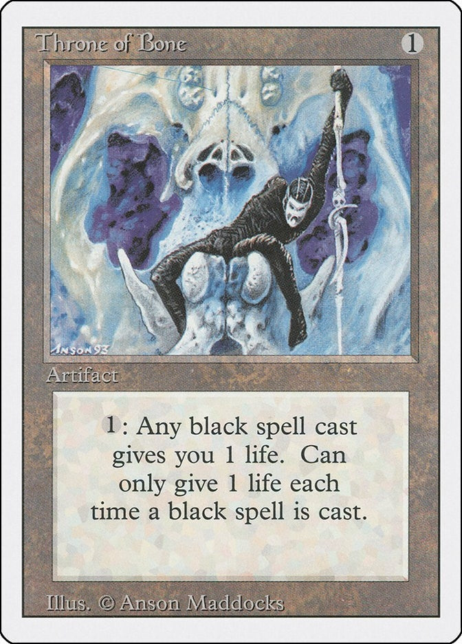 Image for Throne of Bone (Revised Edition) (3ED) - Magic: The Gathering