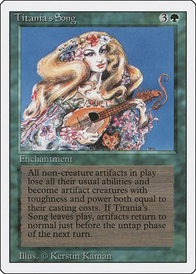Image for Titania's Song (Revised Edition) (3ED) - Magic: The Gathering