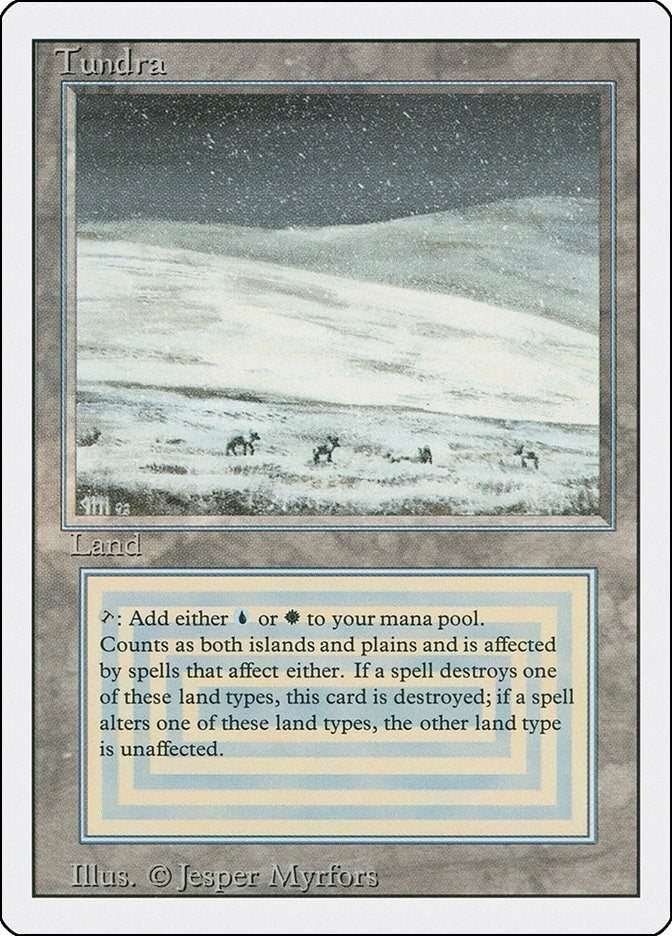 Image for Tundra (Revised Edition) (3ED) - Magic: The Gathering