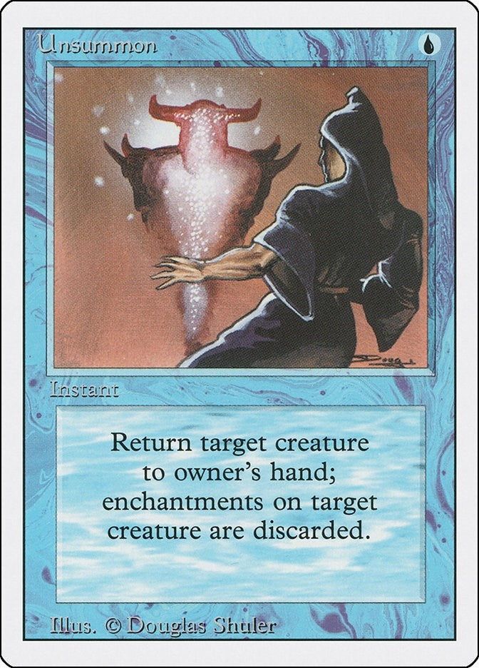 Image for Unsummon (Revised Edition) (3ED) - Magic: The Gathering