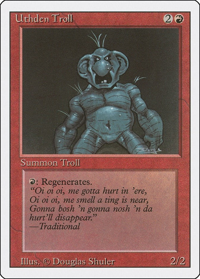 Image for Uthden Troll (Revised Edition) (3ED) - Magic: The Gathering