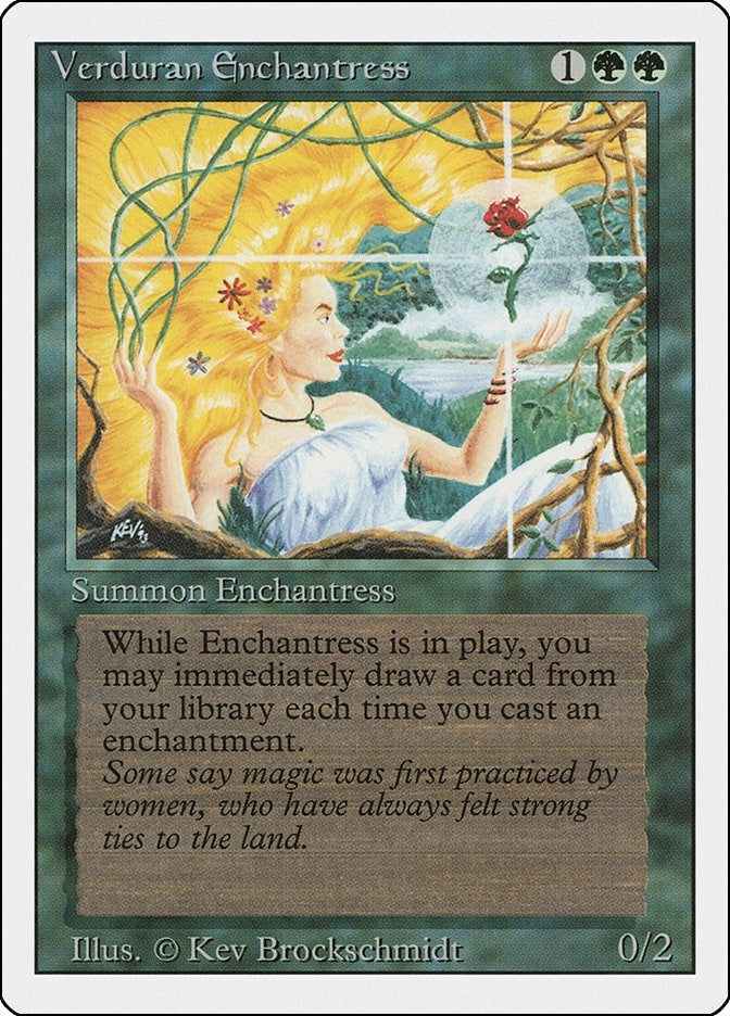 Image for Verduran Enchantress (Revised Edition) (3ED) - Magic: The Gathering