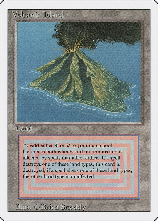 Image for Volcanic Island (Revised Edition) (3ED) - Magic: The Gathering