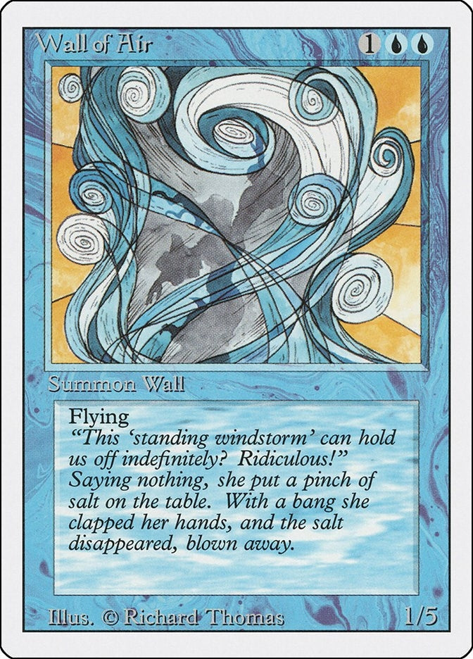 Image for Wall of Air (Revised Edition) (3ED) - Magic: The Gathering