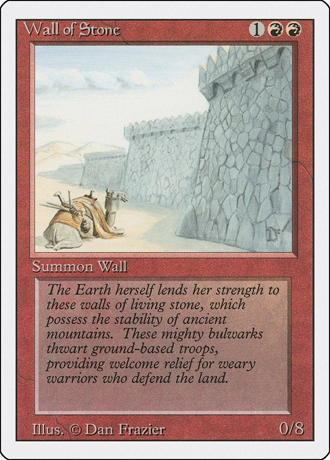Image for Wall of Stone (Revised Edition) (3ED) - Magic: The Gathering