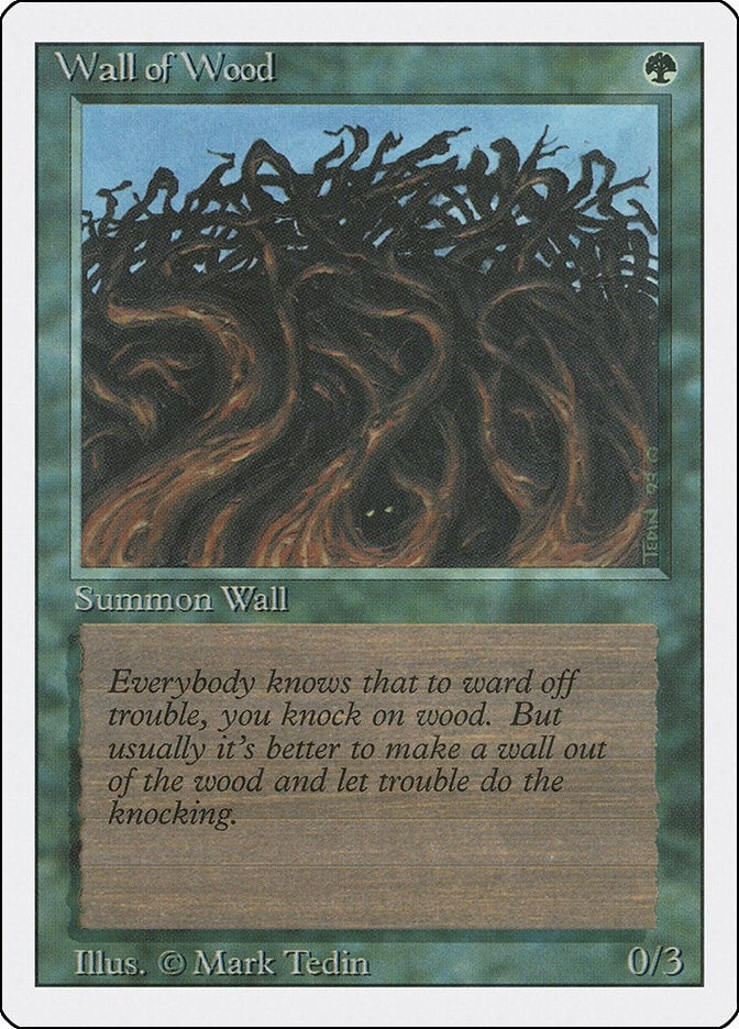Image for Wall of Wood (Revised Edition) (3ED) - Magic: The Gathering