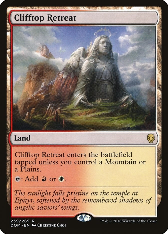 Image for Clifftop Retreat (239) (Dominaria) (DOM) - Magic: The Gathering