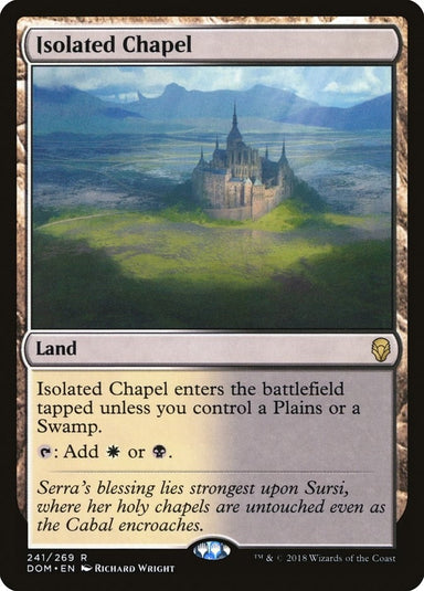 Image for Isolated Chapel (241) (DOM) - Magic: The Gathering